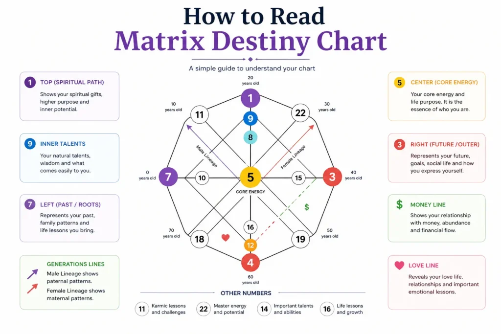 read metrix destiny chart
